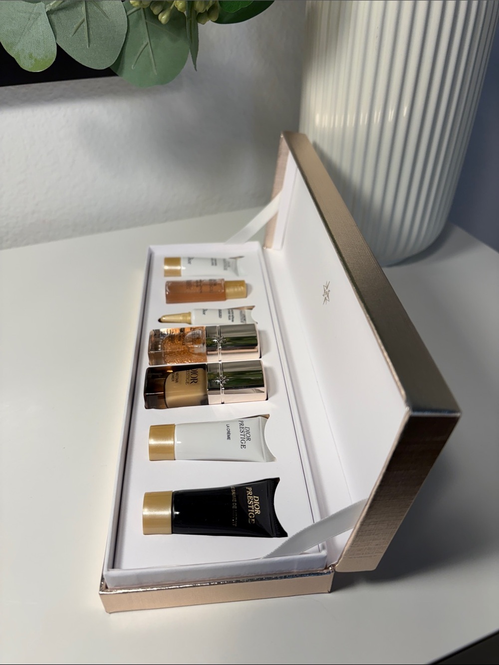 New DIOR Prestige Skin Care Gold Piano Gift Set